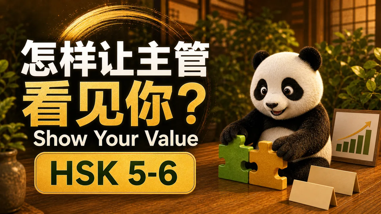 怎样让主管看见你的能力？从被批评到获得新的工作机会 Chinese conversation thumbnail