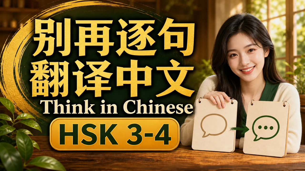 开始用中文思考的五分钟练习方法 Chinese conversation thumbnail