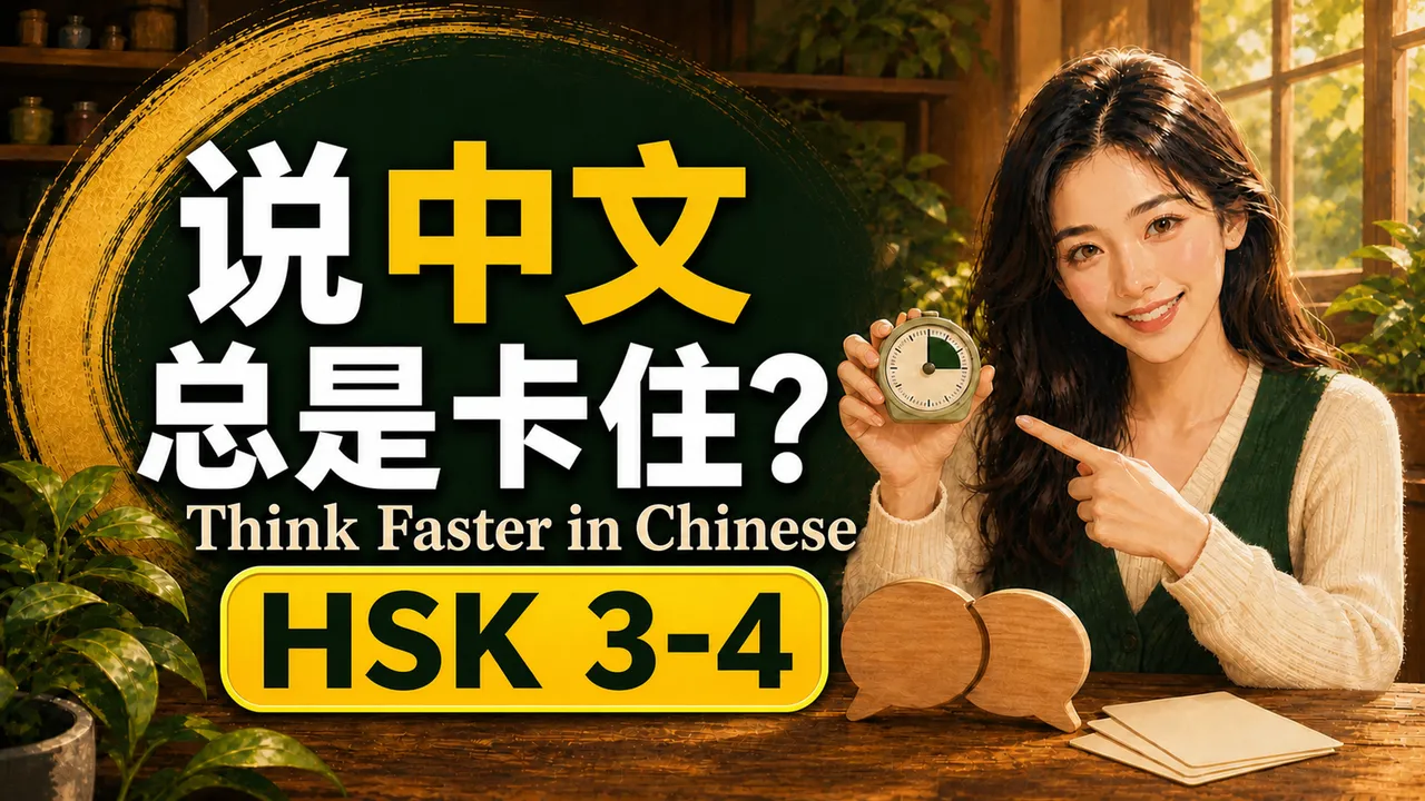 说中文时怎样反应更快、表达更清楚？ Chinese conversation thumbnail